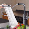 Gun Ash Kitchen Hot And Cold Water Faucet Pull-pullable Rotable Washing Basin Sink Balcony Feiyu Waterfall Faucet