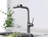 Gun Ash Kitchen Hot And Cold Water Faucet Pull-pullable Rotable Washing Basin Sink Balcony Feiyu Waterfall Faucet